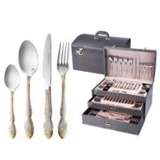 Набор столовых приборов в чемодане на 72 предмета Miller House MH-2759