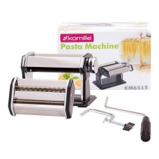 Лапшерізка Kamille 180mm настільна механічна з нержавіючої сталі KM-6515