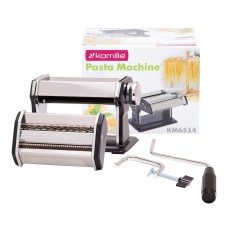 Лапшерізка Kamille 150mm настільна механічна з нержавіючої сталі KM-6514