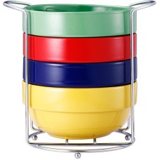 Набір мисок на підставці 5 предметів Wellberg WB-24252