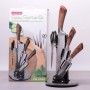 Набор ножей и ножницы на подставке 5 предметов Kamille 5049