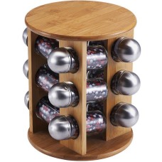Набор для специй Renberg Relish 12 емкостей и бамбуковая подставка RB-4251