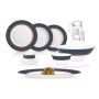 Сервиз столовый Luminarc ESSENCE ALTO SAPHIR 46 предметов N8528
