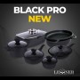 Гусятница алюминиевая с крышкой сковородой Lessner 55874 Black Pro New 8,6 л