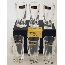 Високі стопки для горілки Bohemia Quadro 50 мл - 6 шт