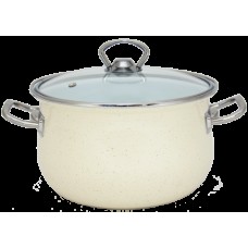 Кастрюля эмалированная INFINITY CREAM 5 литров