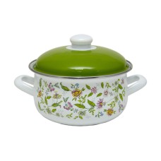 Кастрюля эмалированная INFINITY Прованс 3.3 литра