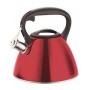 Чайник Красный Kamille 3л из нержавеющей стали со свистком  KM-0651C