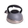 Чайник Kamille Серый  2,8л со свистком из нержавеющей стали для индукции и газа KM-0686 B