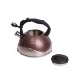 Чайник Kamille Серый  2,8л со свистком из нержавеющей стали для индукции и газа KM-0686 B