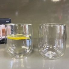 Набір високих стаканів з подвійним дном 250 мл 2 шт Ardesto AR2625G