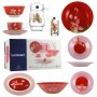 Сервіз столовий 46 предметів Luminarc Red Orchis N4828