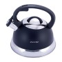 Чайник Kamille 2,5л из нержавеющей стали со свистком и бакелитовой ручкой для индукции и газа KM-1084