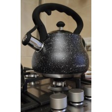 Чайник Kamille 2,7 литра черный, серый KM-1091