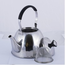 Чайник-заварник Kamille 1 літр з нержавної сталі з ситечком KM-1093