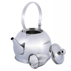 Чайник-заварник Kamille 1 літр з нержавіючої сталі з ситечком KM-1094