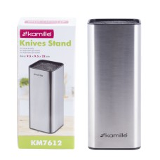 Подставка ( нержавейка) для ножей Kamille KM-7612 22 см