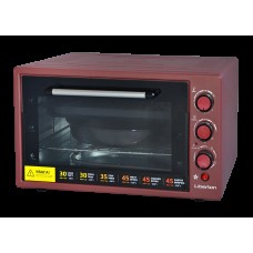 Духовка  электрическая 55 литров с конвекцией Liberton LEO-550 Red