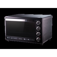 Электрическая духовка 65 литров с конвекцией, грилем LIBERTON LEO-650 Black Mirror