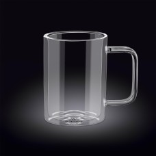 Кружка з термоскла з подвійним дном 750 мл Wilmax WL-888792