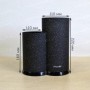 Чорна подвійна підставка для ножів Kamille KM 7607