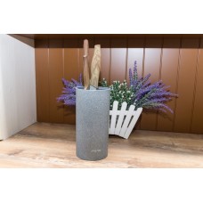 Підставка для ножів Сірий мармур Kamille KM-7605 22 см