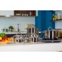 Набор посуды HAGEN RINGEL 12 предметов из нержавеющей стали RG-6005