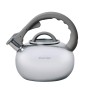 Чайник Kamille глянцевый, серая ручка, стекло крышка, для всех типов плит объем 2.8 л   KM-0687A