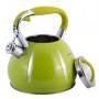 Чайник Kamille Зеленый 3л из нержавеющей стали со свистком KM-0691A