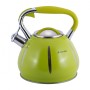 Чайник Kamille Зеленый 3л из нержавеющей стали со свистком KM-0691A