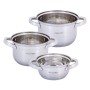 Набор кастрюль 6 предметов (1л, 1.8л, 2.5л; ) из нержавеющей стали Kamille KM5628S