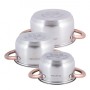 Набор кухонной посуды с позолотой Kamille KM-4937 (8 пр)