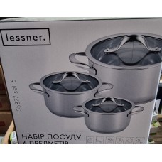 Набор посуды 6 предметов Lessner 55877-set6