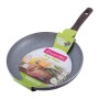 Сковорода Kamille 30см с антипригарным покрытием Grey marble из алюминия для индукции и газа KM-4115