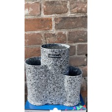 Подставка для ножей и кухонных принадлежностей Ofenbach тройная 22,2см KM-100212