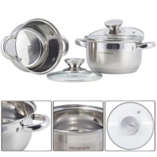 Набір посуду Ofenbach 4 предмети з нержавної сталі (KM-100003)