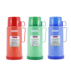 Термос 600 мл пластиковий зі скляною колбою Kamille KM-2071