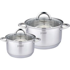 Набор тяжелых кастрюль Pixel 4 предмета (PX-6001)