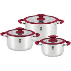 Набор посуды 1.6 л+3.2 л+4.2 л  Ringel IQ Be Tasty 6 предметов (IQ-6042)