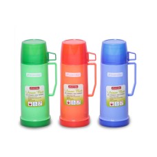 Термос 450 мл пластиковий зі скляною колбою Kamille KM-2070