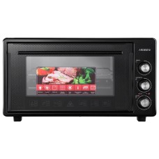 Електропіч 45л, 1600Вт, конвекція, подвійне скло ARDESTO MEO-S45FGB