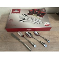 Набор столовых приборов( сталь 18/10)  RONDELL Deya RD-488, 24 предмета