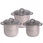 Набор больших кастрюль Kamille 6 предметов KM-5807