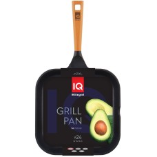 Сковорода RINGEL IQ Be Natural гриль 24 см б/крышки (IQ-1143-24 g)