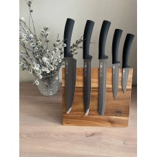 Набір ножів на магнітній підставці сталь X30Cr14 RITTER 29-305-025