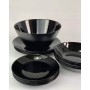Столовый сервиз Zelie Black Оригинальное внутри- глянец, снаружи-матововое покрытие19 пр Arcopal Q8506