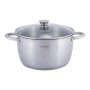 Набір кастрюль Kamille 8 предметів (1,5л, 2л, 3л, 5л) з нержавіючої сталі KM-4904