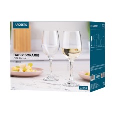 Набір бокалів для вина ARDESTO Gloria 6 шт, 300 мл, скло AR2630GW