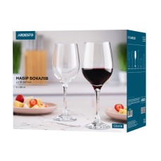 Набор бокалов для вина ARDESTO Gloria 6 шт, 480 мл, стекло AR2648GW