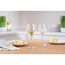 Набор бокалов для вина ARDESTO Loreto 6 шт, 260 мл, стекло AR2626LW